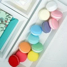 2 шт. имитация Macarons поддельные macarons из глины 4,5 см Разноцветные украшения торта для витрины реквизит