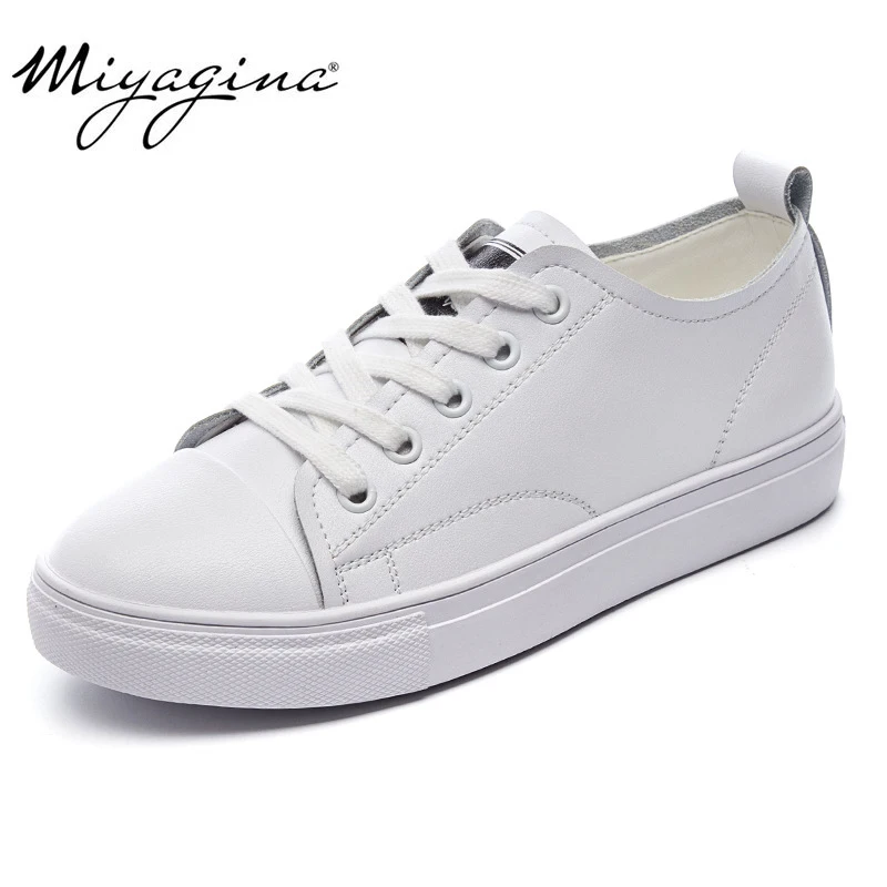 

Shoes Woman 2019 Genuine Leather Women's Flat Shoes Casual Loafers Lace Up Women Shoes Flats Soft Moccasins Lady Driving Shoes