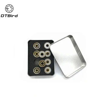 

16PCS 608 608z 608zz 8*22*7mm BSB Speed Gold Chrome Steel Miniature Ball Radial Ball Bearing For Inline Skates Free Shipping