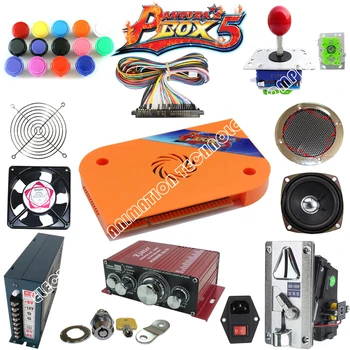 

DIY Arcade parts Bundles kit for 2 players Jamma multigame board with Joystick,Push button,jamma harness coin acceptor and so on