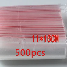 500 шт 11x16 см прозрачная дорожная пластиковая сумка подарок упаковка сумка для ожерелья/ювелирных изделий маленький Ziplock Прозрачные сумки для самостоятельной печати pe diy