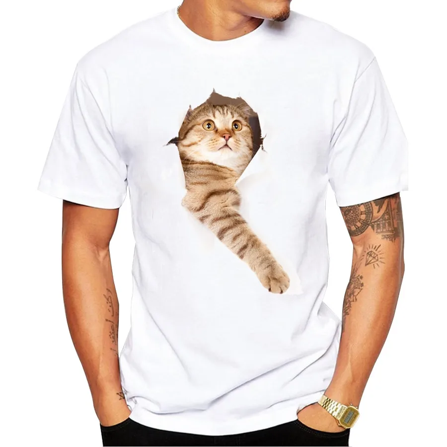 2018-Hot-Sales-Funny-French-Bulldog-Men-T-shirt-3D-Cute-Cat-Printed-t-shirts-Short (3)