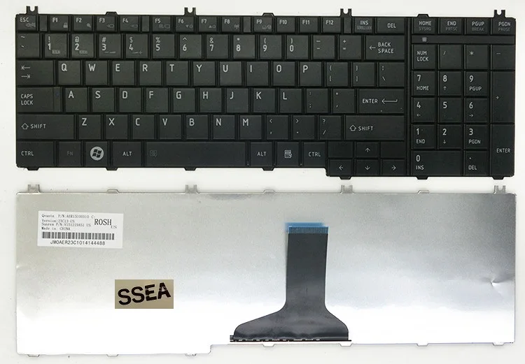 Клавиатура SSEA для ноутбука Toshiba Satellite L650 L655 L660 L675 L750 L755 L750D C650 C660 C655 C650D | Компьютеры