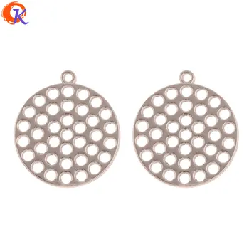 

Cordial Design 100Pcs 25*28MM Jewelry Findings Component/Hand Made/Round Shape/Rhodium/Earrings Accessories/DIY Jewelry Making