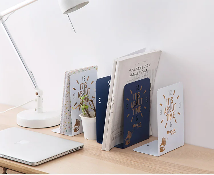 Vanzlife металлическая мультяшная книга креативная офисная железная книжная полка Студенческая настольная подставка для книг