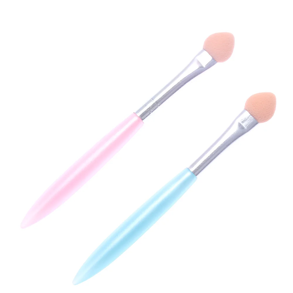 

Hot Selling 1 Pc Double Side Eyeshadow Brushes Beauty Makeup Cosmetics Eye Shadow Eyeliner Brush Sponge Applicator Tool