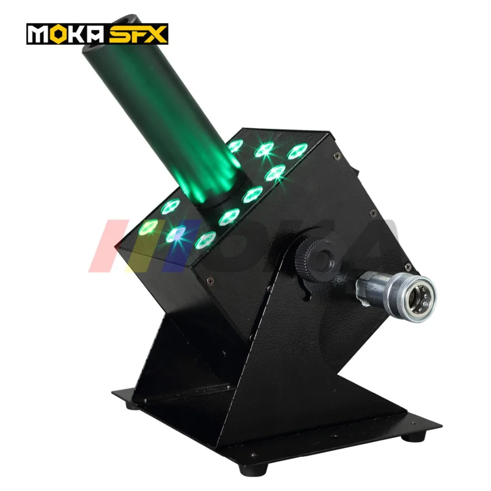 

4pcs/lot Fly case Packing DJ Co2 Machine Stage 12x3w LED Co2 Jet Machine Co2 Spray DMX Stage Light Gun Co2 Effect Fast Shipping