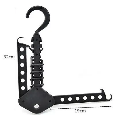 Практичная Мода Многофункциональный складной двойной вешалка для одежды Высокое качество сушилка