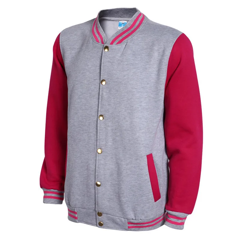 Новая красная бейсбольная куртка для мужчин Veste Homme Мужская Весенняя Модная приталенная куртка-бомбер университетская куртка повседневная брендовая куртка для колледжа 3XL