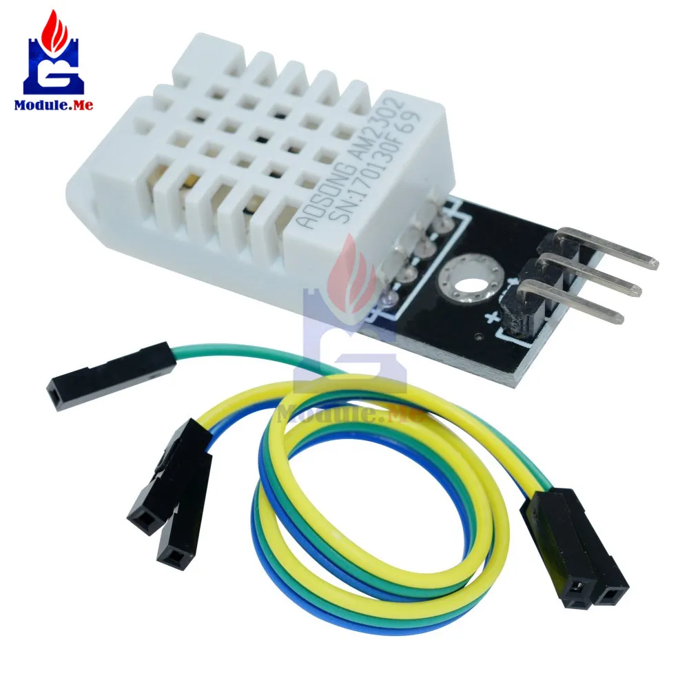 DHT22 AM2302 Цифровой Датчик температуры и влажности модуль с 3 контактами кабель Заменить SHT11 SHT15 для Arduino UNO R3 DHT22 датчик - Цвет: DHT22 with Cable