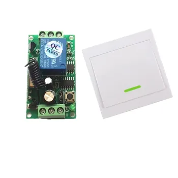 

DC12V 24V Ceiling Lamp Light LED Bulb Remote Control Switch Wireless Wall Pannel Transmitter Input Output RF Receiver
