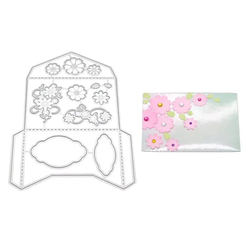  New Invitation Envelope Metal Cutting Dies Stencil DIY Scrapbooking Album Stamp Paper Card Embossin - 33005209664