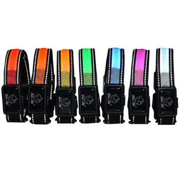 

Dog Collar Led Light USB Rechargeable Nylon Pet Dog Collar Night Safety Glow In Dark Illuminating Collar For Dog Pet Products