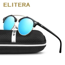 ELITERA брендовые Дизайнерские мужские и женские классические солнцезащитные очки, винтажные фирменные дизайнерские солнцезащитные очки, роскошные поляризованные солнцезащитные очки