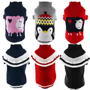 

Various Acrylic Sweater For Small Dog Sweater Cat Jumper Pet Clothing teddy Poodle Pet Knit Coat