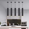 Dimmable led Pendant Lamp Long Tube lamp Kitchen Island Dining Room Shop Bar Decoration Cylinder Pipe Pendant Light Kitchen Lamp ► Photo 2/6