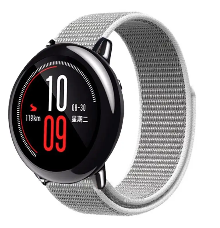 Новый цветной нейлоновый ремешок для часов 22 мм 20 Samsung Gear S3 S2 Sport Galaxy Watch 46 42 Huami Amazfit