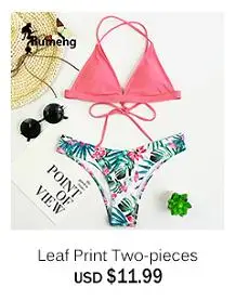 Leaf Print Two-pieces 11.99-R003