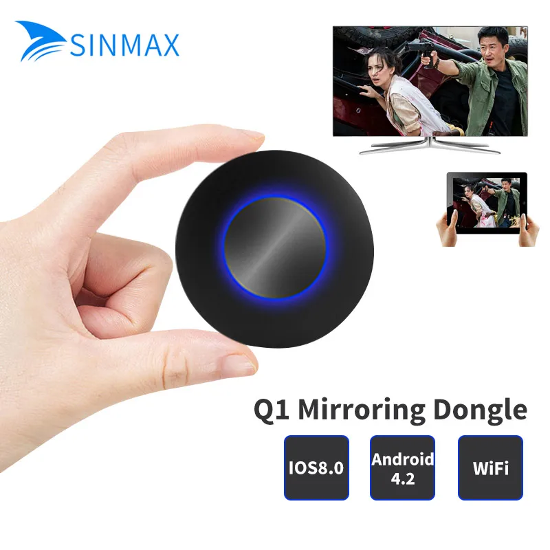 Quality Q1 Ezcast Miracast tv stick AIR Play HDMI 1080p TV Stick Media Streamer WIFI Display Receiver Dongle For IOS Andriod