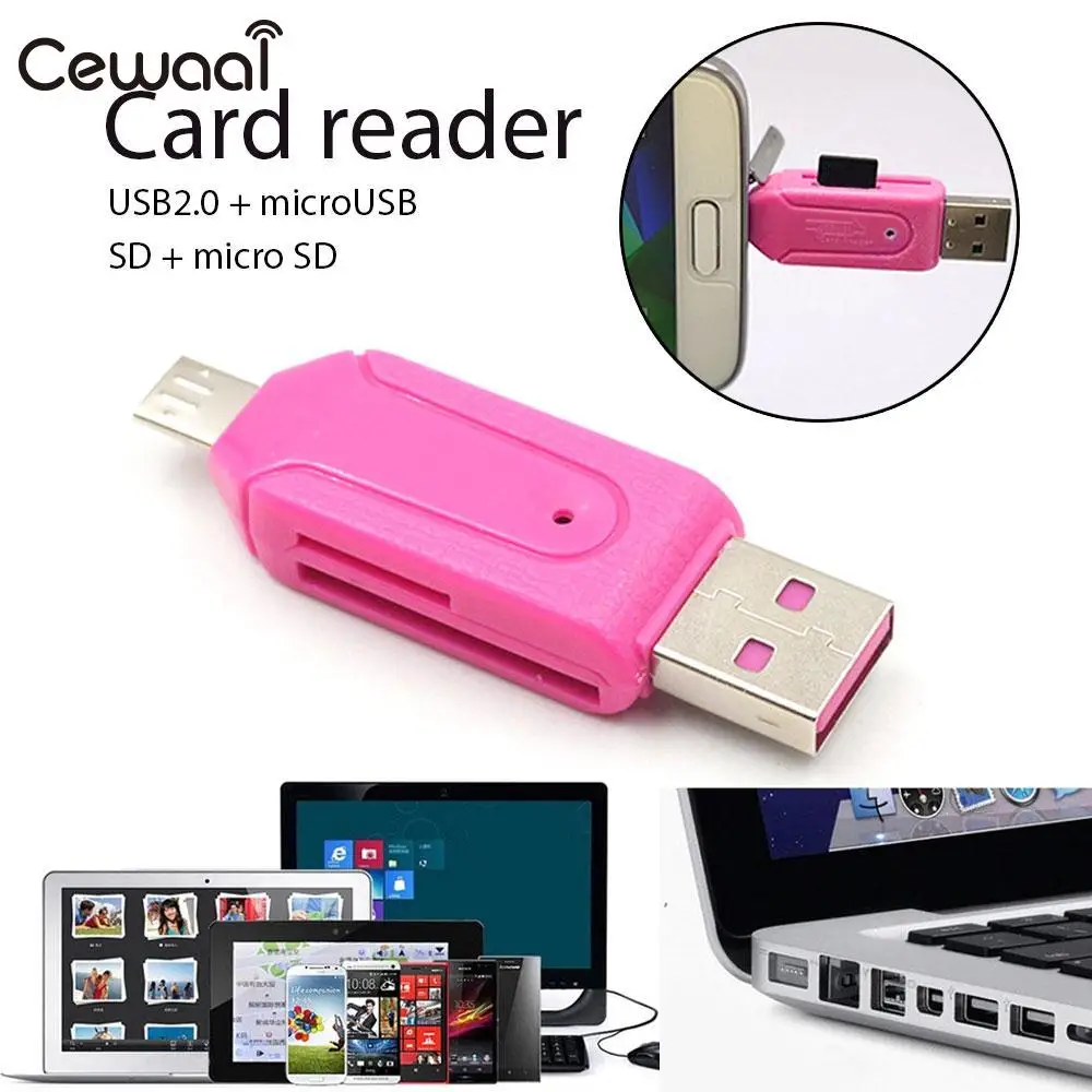 Cewaal Computer mobile tablet generic 480Mb/S USB 2.0 Card Reader
