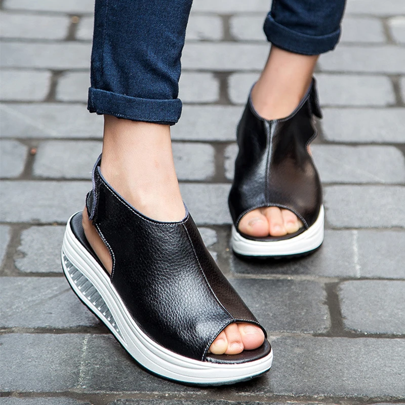 Женские сандалии с открытым носком на толстом каблуке XC58 2017|sandals platform|sandals summerwomen