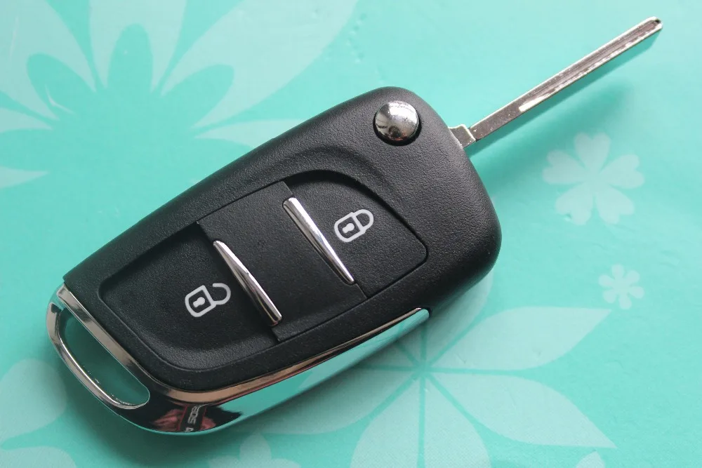 

CYCTEM 2 Buttons Filp Folding Remote Car Key Shell Case Blank Cover Fit For Citroen C2 C3 C4 C5 C6 C8 Xsara Picasso CE0536