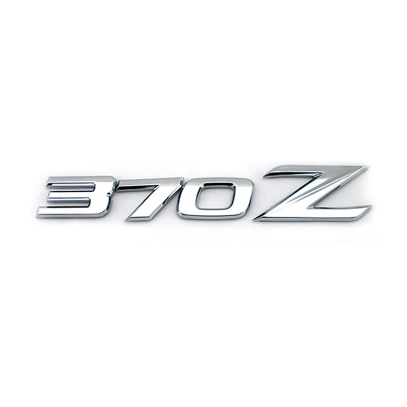 350Z/370Z алюминиевый сплав/ABS авто эмблема наклейки для 350Z 370Z Fairlady Z Z33 Z34 хром/черный - Название цвета: 370Z Silver