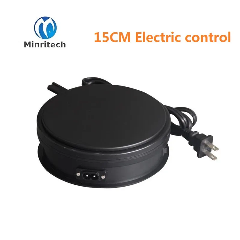 2017 New Direct Selling Dia 15cm, H6cm Plastic Electric Rotation Retail Store Display Turntablefor Product Rotary Table 2017 new special offer the rotating base acrylic transparent plastic turntable rotation display accessories 15cm manual