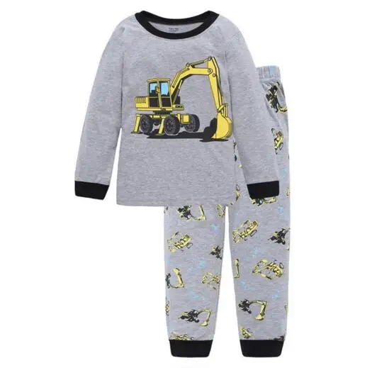 Новые детские пижамные комплекты для маленьких мальчиков и девочек, повседневные пижамы с героями мультфильмов, детские пижамы с человеком-пауком, одежда для сна - Цвет: Picture 9