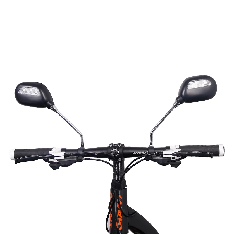 1 пара горный шоссейный велосипед мотоцикл заднего вида Зеркало Регулируемый угол велосипедный Руль заднего зеркала Велосипедный свет