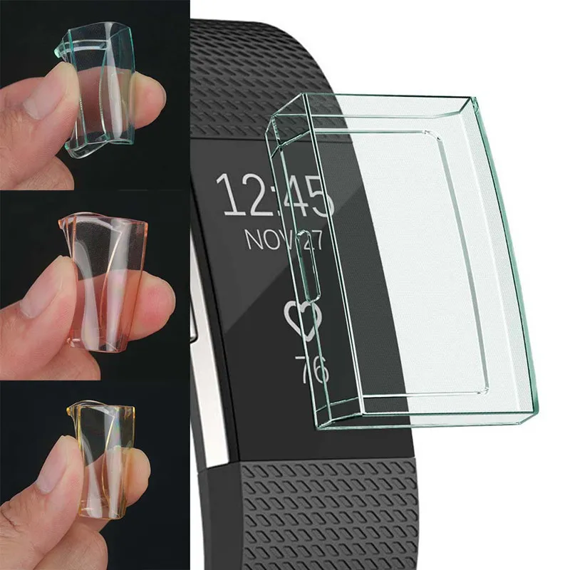 

TPU Case For Fitbit Charge 2 Soft Durable TPU Excellent Protection Silicone Case Cover Prevent Scratches For Fitbit Charge 2