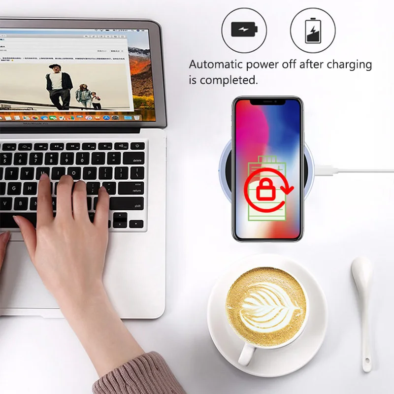 KOC3499_12_Qi Wireless Charger for iPhone X8 Fast Wireless Charging pad for Samsung S9S9+ S8 Note 9 9+ 8 Zinc Alloy Wireless Charger