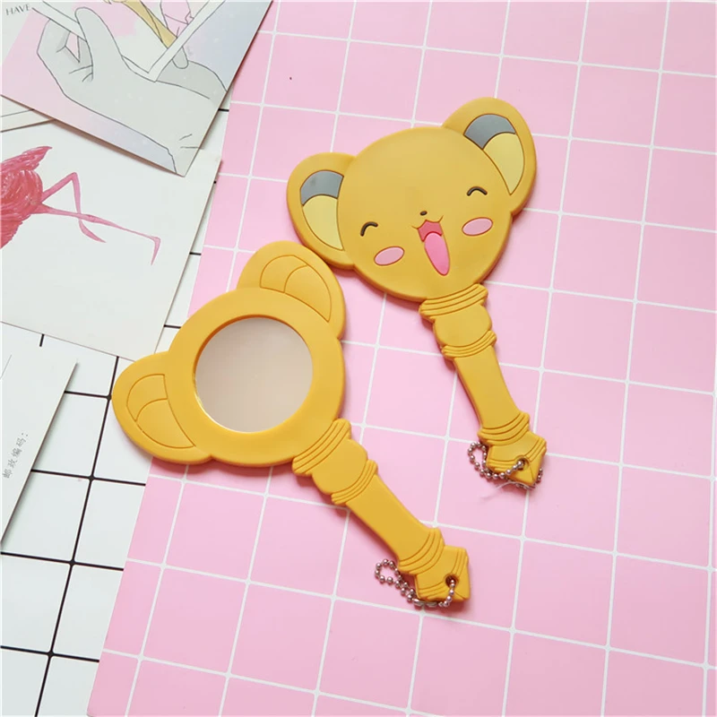 Новинка карточка Captor Косплей Porp KINOMOTO SAKURA Pet CERBERUS Make Up Mirror ручка Девушки Женщины портативные аксессуары для косплея