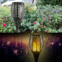 Солнечная дорожка огни Открытый водостойкий Солнечный фонарь лампа светодио дный 96 LED светодио дный ландшафтное светодиодное освещение