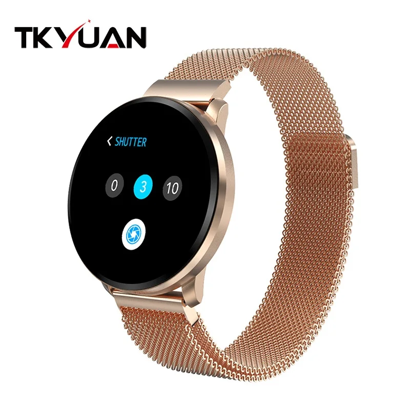 

TKYUAN 2019 Newest CF68 Smart Watch Waterproof Heart Rate Blood Pressure Monitoring Bluetooth Full Touch Scree Fitness Tracker