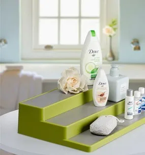 

Hierarchical storage rack segregated condiment cruet stepped debris storage racks Shelves