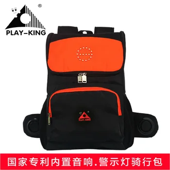 

Playking indicating light backpack bicycle mountain bike bag bag of men and women Backpack Bag orange & green