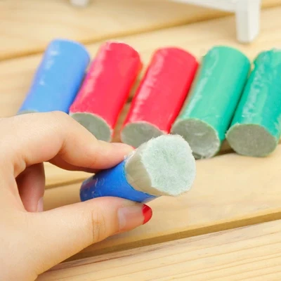 Retail 2pcs Magic Stain less steel cleaner pot rust brusher Metal cleaning magic wands Soften glass fiber 2016 3