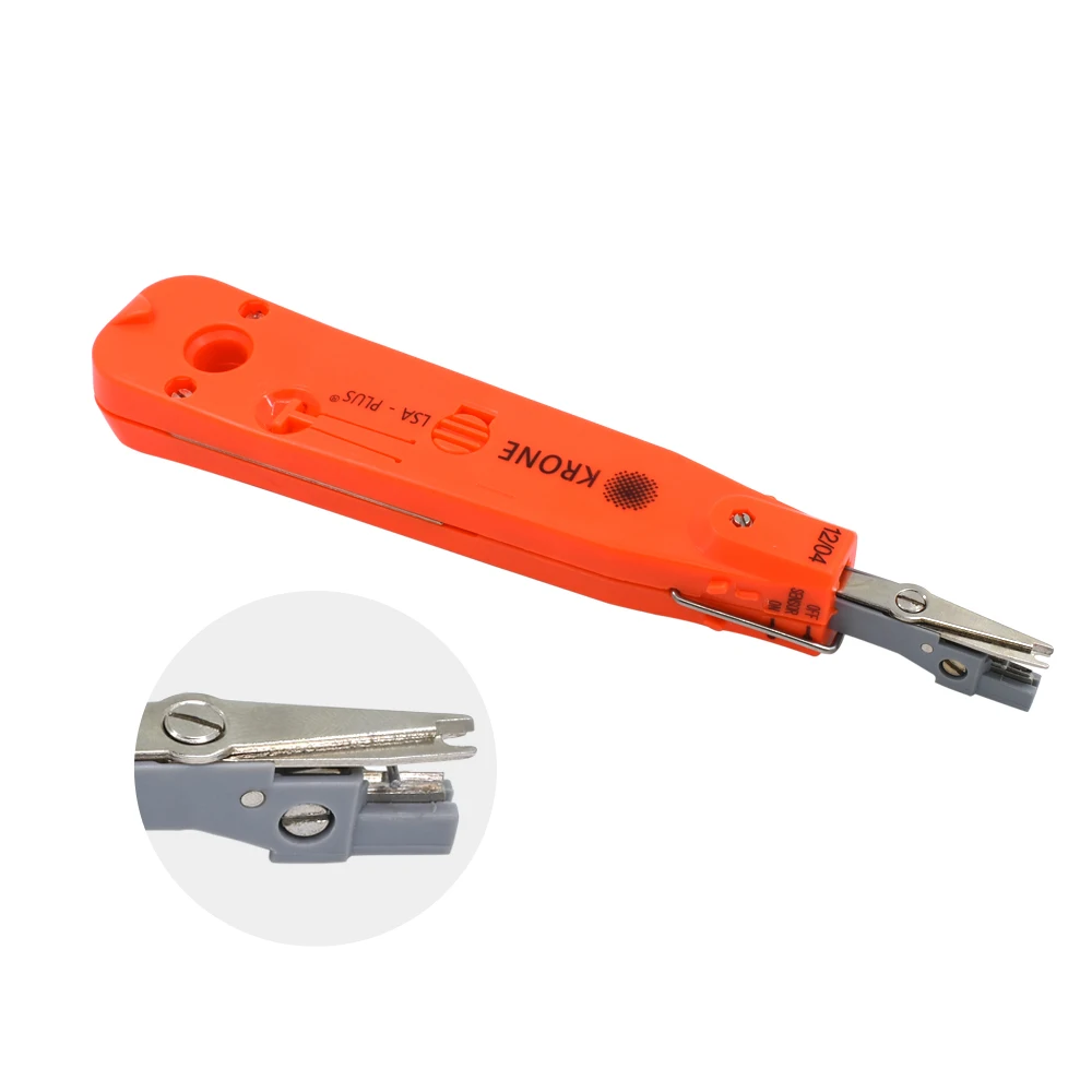 Красный Оригинальный телефонный кабель для телекоммуникации RONA Lsa plus RJ11