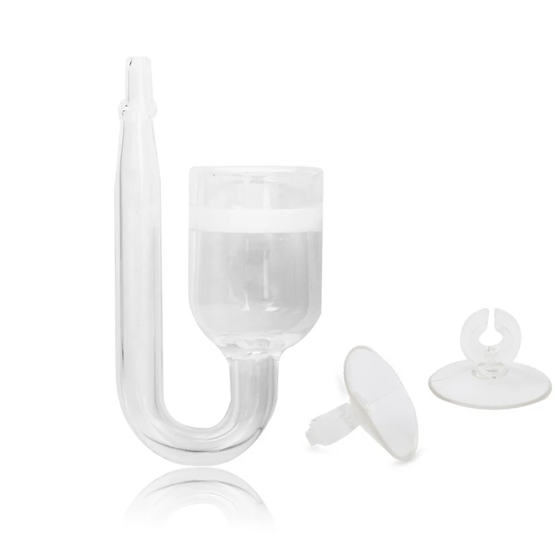 

Aquarium Fish Tank CO2 Diffuser Carbon Dioxide Reactor with Ceramic Disc + 2 Suckers