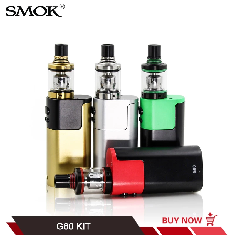 

100% Original SMOK G80 Kit with 2ml Spirals Tank Electronic Cigarette with OLED screen VW/TC Mode VS G150 Qbox Alien AL85