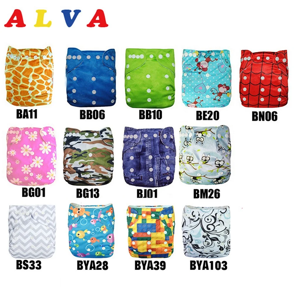 

Alvababy 1pc Bamboo Diaper with 1pc Bamboo Insert Free Shipping