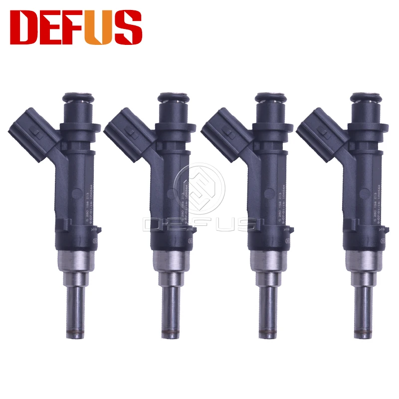 Новый топливный инжектор DEFUS 0280158213 4x Bico для TOYOTA EU IQ 08 14 YARIS 11 VERSO S 10 15 COROLLA 06 13 1 3 1NR 0 280