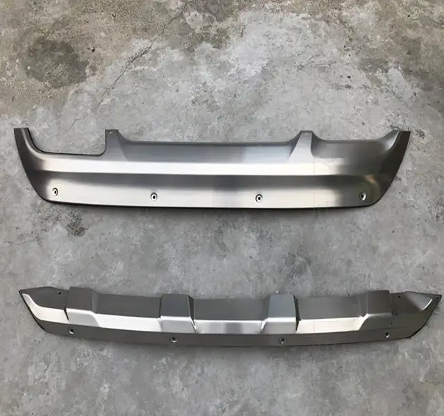 

For Hyundai Tucson 2015-2018 Front Rear Bumper Protector Guard Skid Plate Sill Covers Car styling car accessories