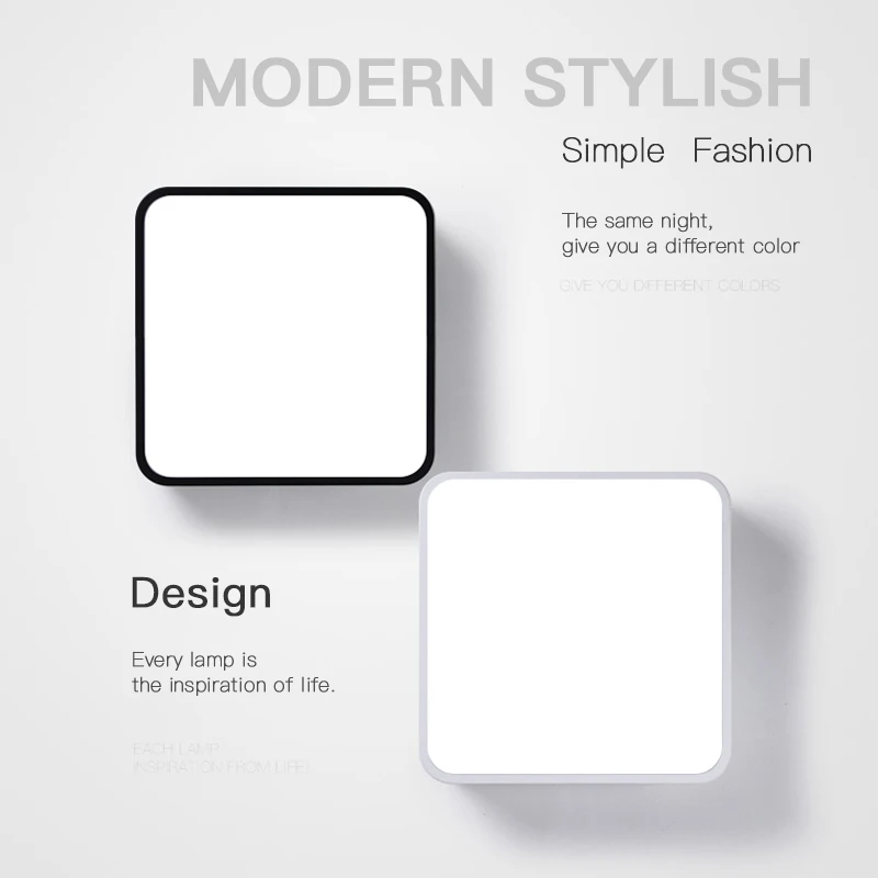 Preise Moderne LED Decke Lichter Leuchte Lampe Oberfläche Montieren Wohnzimmer Schlafzimmer Bad Fernbedienung Hause Dekoration Küche