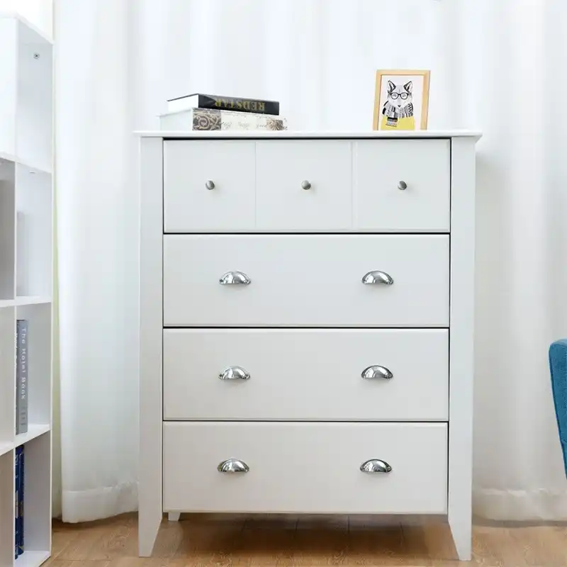 Modern Multi Functional 4 Drawers Chest Dresser Storage Cabinet