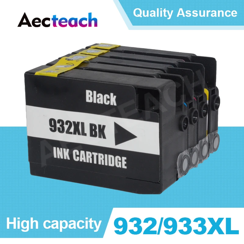 Aecteach картридж совместимый для HP 932 933 932XL 933XL Officejet 6100 6600 6700 7110 7610 7612 7510 7512 принтер |