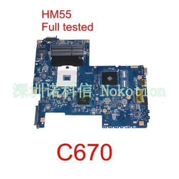 

NOKOTION Laptop Motherboard for Toshiba Satellite C670 HM55 Main board H000031380 full tested