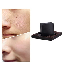 Натуральная кисточка для чистки пор, активный бамбуковый уголь, Отбеливающее мыло ручной работы для отбеливания кожи, Отбеливающее меланин