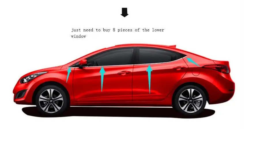 Для 2012 Hyundai Elantra интимные аксессуары Автомобильная форма (8) Высококачественная
